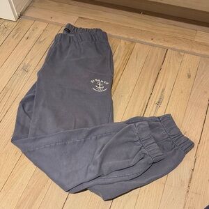 BRANDY MELVILLE Gray Sweatpants with Logo